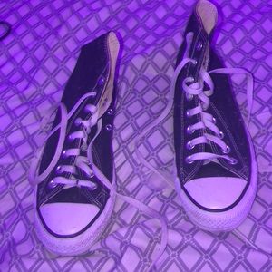 black high top converse